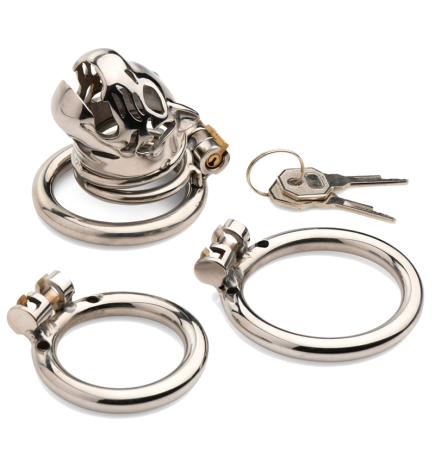 Caged Cougar Locking Chastity Cage