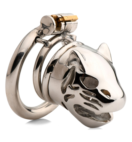 Caged Cougar Locking Chastity Cage