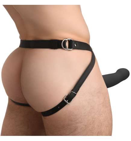 2 Inch Erection Smooth Silicone Penis Sheath - Black