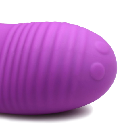 Love Loops 10X Silicone Cock Ring with Remote - Purple