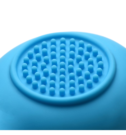 Love Loops 10X Silicone Cock Ring with Remote - Blue