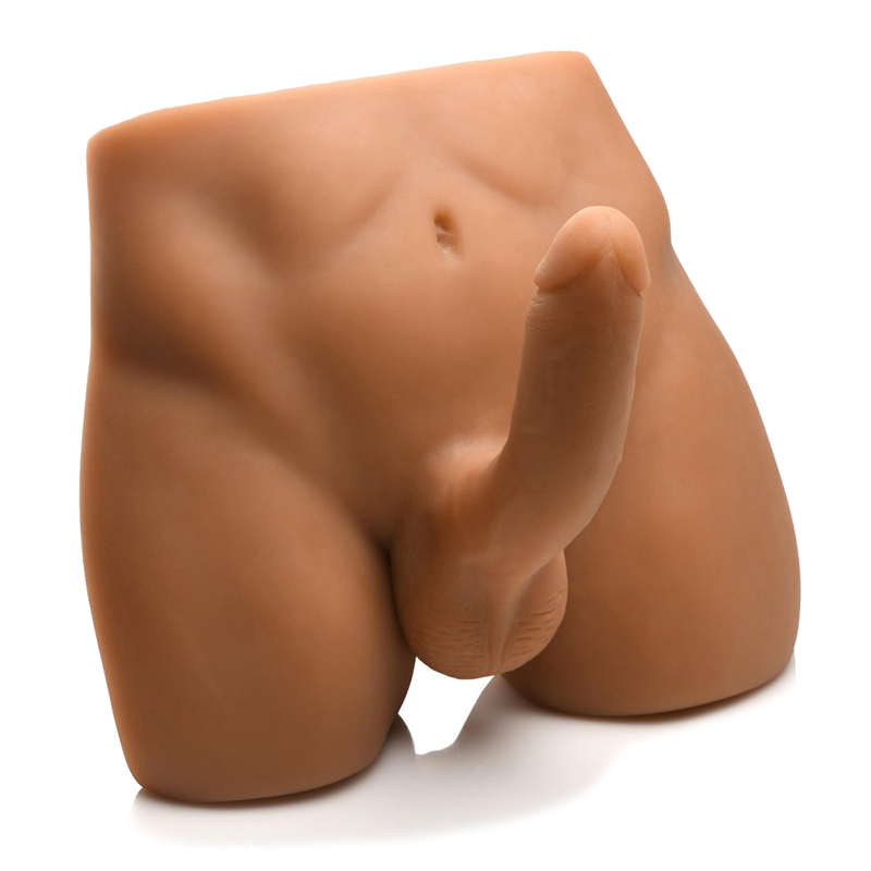 JOCK Male Ass Masturbator with Posable Dildo JOCK Male Ass Masturbator with Posable Dildo