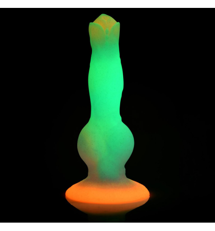Space Cock Glow-in-the-Dark Silicone Alien Dildo
