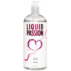 Liquid Passion Natural Lubricant - 8,16, 34 oz.