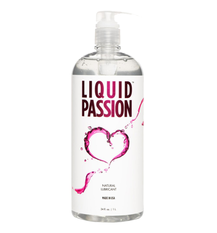 Liquid Passion Natural Lubricant - 8,16, 34 oz.