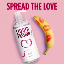 Liquid Passion Natural Lubricant - 8,16, 34 oz.