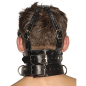 Strict Leather Premium Muzzle with Blindfold and Gags