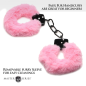 Cuffed in Fur Furry Handcuffs - Pink