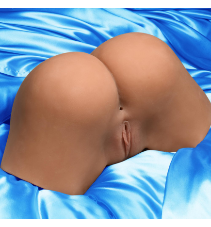 Squeezing and Vibrating Pussy and Ass Masturbator