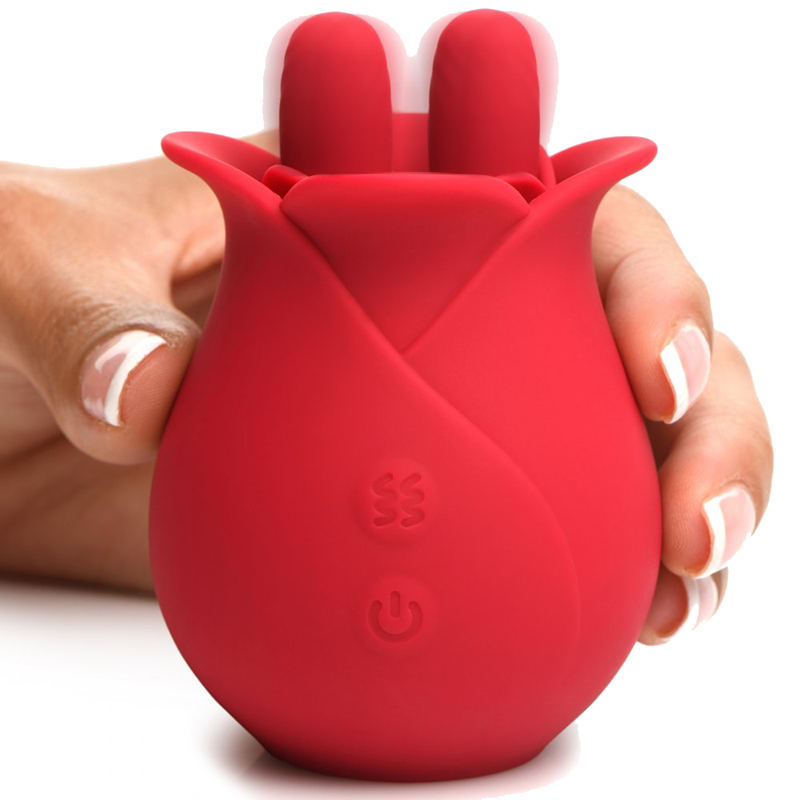 10X Fondle Massaging Rose Silicone Clit Stimulators 10X Fondle Massaging Rose Silicone Clit Stimulators