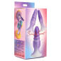 3 Piece Silicone Butt Plug Set - Purple