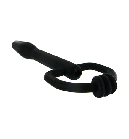 Silicone Cum-Thru D-Ring Penis Plug