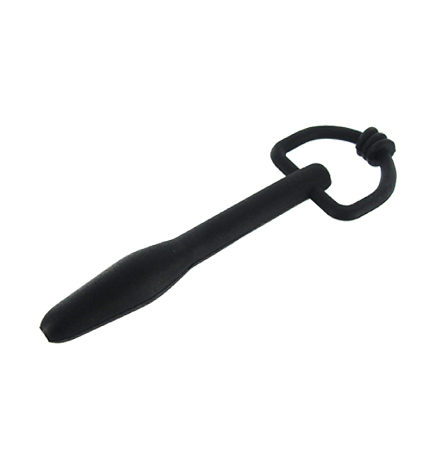Silicone Cum-Thru D-Ring Penis Plug