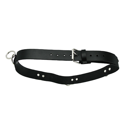 Strict Leather Punk Bondage Belt