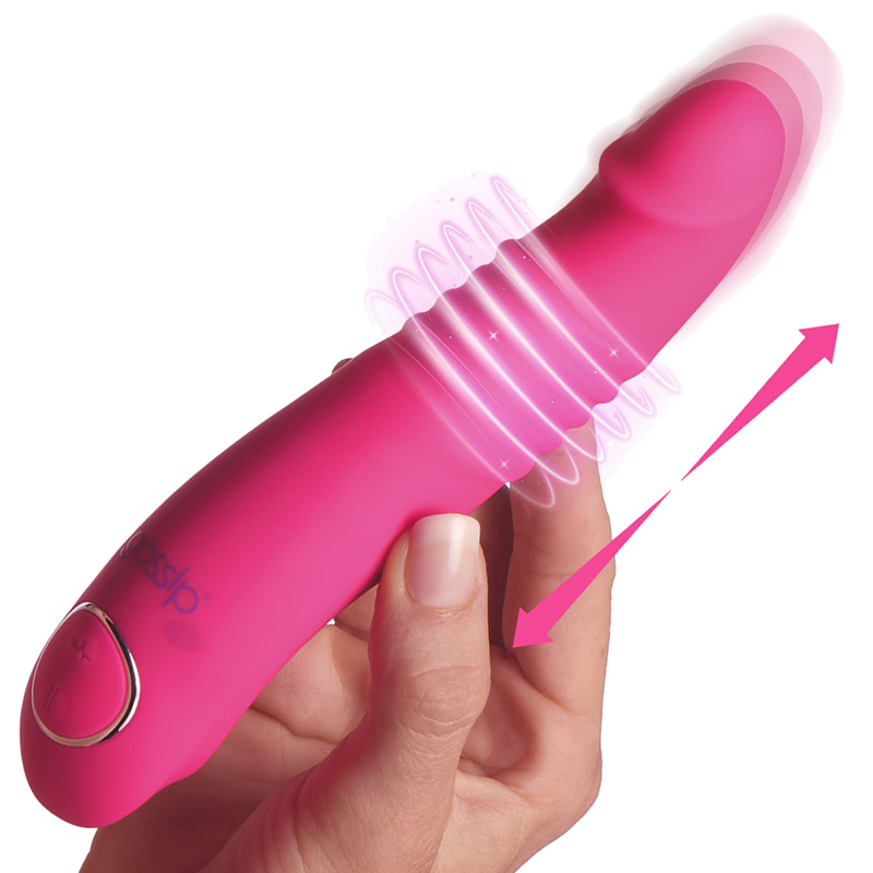 Blaster 7X Thrusting Silicone Vibrator - Pink Blaster 7X Thrusting Silicone Vibrator - Pink