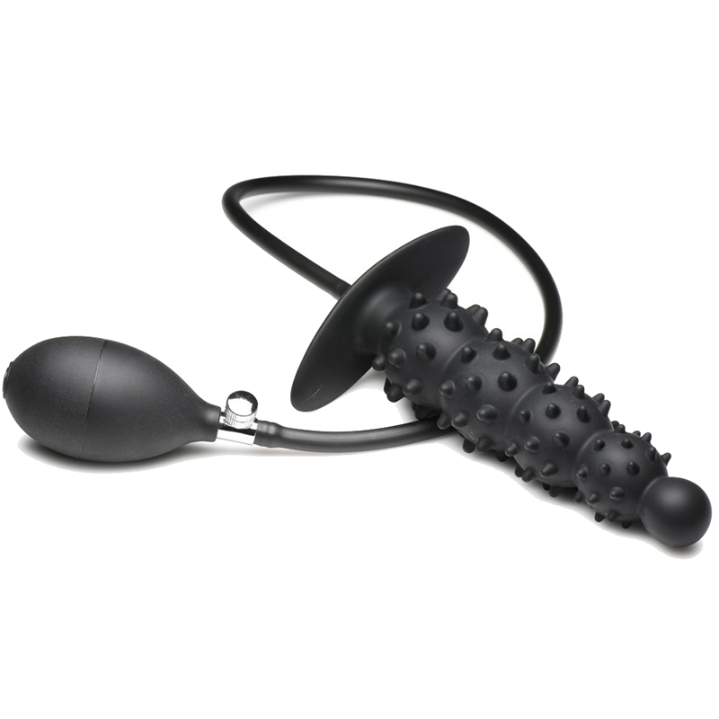 Ass Puffer Nubbed Inflatable Silicone Anal Plug Ass Puffer Nubbed Inflatable Silicone Anal Plug