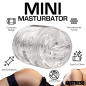 Double Shot Mouth and Pussy Stroker - Clear