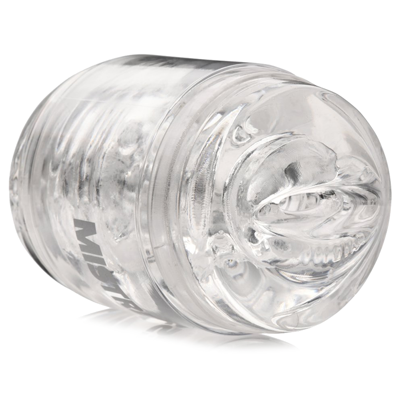 Double Shot Mouth and Pussy Stroker - Clear Double Shot Mouth and Pussy Stroker - Clear