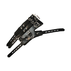 Strict Leather Four Buckle Suspension Cuffs