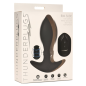 Rim Slide 10X Sliding Ring Silicone Butt Plug with Remote