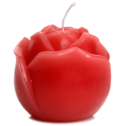 Flaming Rose Drip Candle