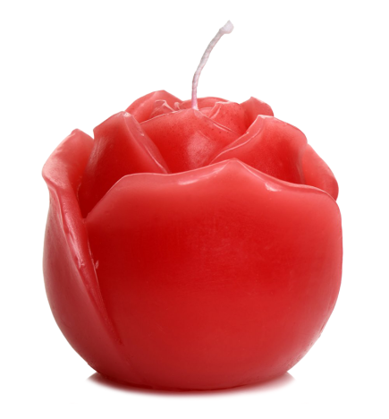 Flaming Rose Drip Candle