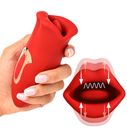 Kiss and Tell Mini Kissing and Vibrating Clitoral Stimulator