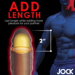 Extra Thick 2 Inch Penis Extension - Dark
