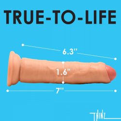 Thinz 7 Inch Uncut Dildo