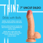 Thinz 7 Inch Uncut Dildo with Balls