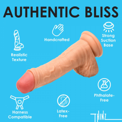 Thinz 7 Inch Uncut Dildo with Balls