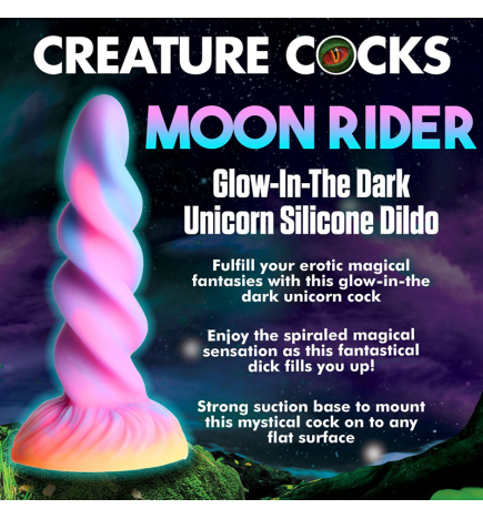 Moon Rider Glow-in-the-dark Unicorn Dildo