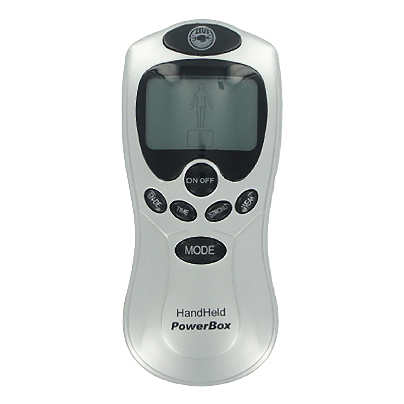 Zeus Handheld 8 Mode Power Box with Black Pads Zeus Handheld 8 Mode Power Box with Black Pads