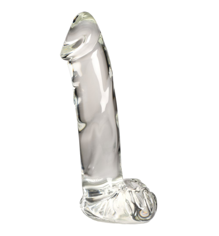 Glass Dildo with Balls