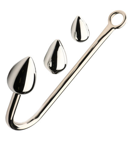Anal Hook Trainer with 3 Plugs