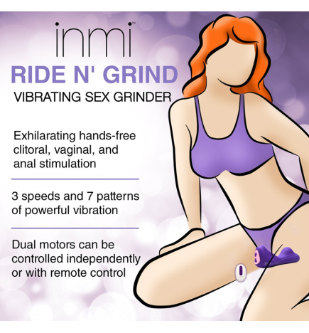 Ride n' Grind 10 X Vibrating Silicone Sex Grinder