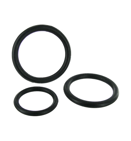 Black Triple Cock Ring Set