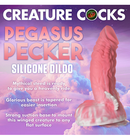 Pegasus Pecker Winged Silicone Dildo
