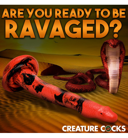 King Cobra Silicone Dildo - 14 Inch