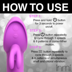 12X Come-Hither Rocker Silicone Vibrator
