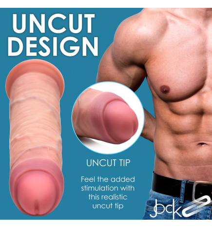 8.5 Inch Dual Density Uncut Dildo